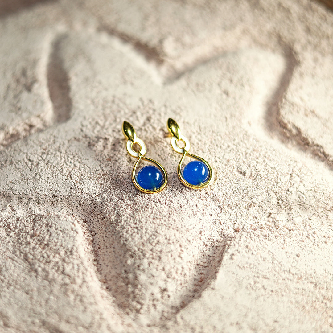 Blue Baari Earring