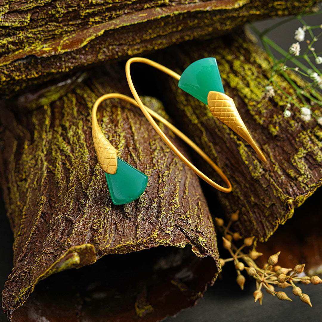 Serpent Verde Cuff