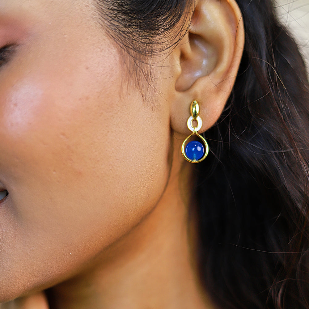 Blue Baari Earring